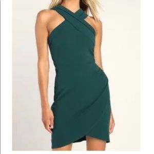 Headed to Cocktail Emerald Green dress